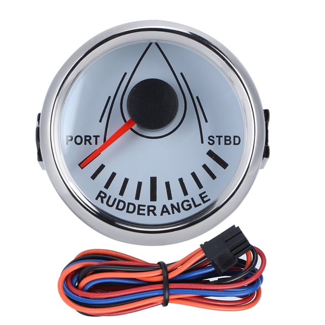 Rudder Angle Meter,52mm Universal Boat Rudder Rudder Angle Meter Rudder Angle Gauge Exquisite Design