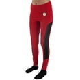 thumbnail image 4 of Flash leggflshsymmeshsides-L Flash Women Symbol Active Leggings with Mesh Sides - Large 8-10, 4 of 4