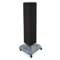 thumbnail image 1 of Azar Displays 703388-BLK Standard Four-Sided Interlocking Pegboard Tower, Black Solid, 1 of 3