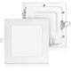 thumbnail image 1 of Paquete de 2 luces de techo LED de 9 W, luz de techo empotrada cuadrada, lámpara de panel plano ultrafina, 4000-4500 K (luz blanca neutra) - 5H0XT, 1 of 5