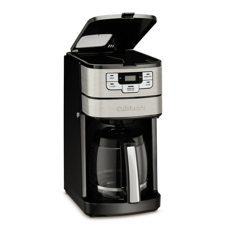 Cuisinart - Automatic Grind and Brew 12 Cup Coffeemaker - Black/Stainless Steel
