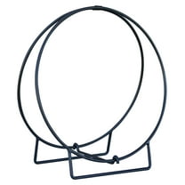 Drevy Log Hoop with 1/2" Solid Stock, Black, 36"