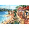 thumbnail image 1 of Tile Mural Kitchen Backsplash - Seaside Villa - by Rita Broughton, 1 of 1
