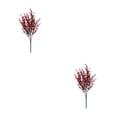 thumbnail image 1 of maskred 2x Beautiful Home Decoration Artificial Flowers For Lasting Charm Low red 2Set, 1 of 6