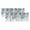 Blue White, variant on Valances for Windows, Blue Teal Botanical Valance Curtains Blackout Drapes for Kitchen/Bathroom/Cafe, Weeping Fall Eucalyptus Leaves Rod Pocket Window Toppers Valances 2 Pack Clearance 42''x12''