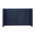 thumbnail image 3 of Base Cama Slim Queen Size + Cabecera Milan Azul Marino, 3 of 11