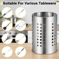 thumbnail image 6 of GARITIN 2 Pcs Stainless Steel Cooking Utensil Holder, Kitchen Utensil Holder, Utensil Organizers for Kitchen Countertop, Kitchen Home Office, 6 of 7