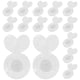 thumbnail image 2 of 20PCS Silicone Earring Backs Soft Safety Stoppers for Stud Earrings, Comfortable Transparent Replacement Pins for Pierced Ears, 2 of 5