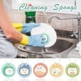 thumbnail image 4 of Zmeidao Kitchen Compressed Dish Sponges, Wood Pulp Dishwashing Sponge, Cute-Sided Kitchen Cleaning Sponges, Non-Scratch Dish Household Cleaning Sponges for Kitchen, 4 of 4