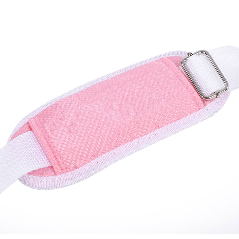NFTIGB Portable Nylon Golf Club Carry Bag for 1-3 Clubs, Lightweight Sunday Practice Bag with Accessory Pocket and Adjustable Shoulder Strap, 31.5 inches / 80 cm, Pink