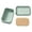 Green, variant on Nrmrqz Silicone Soap Box, Portable Travel Soap Holder with Draining Sponge, Leak-Proof Lid, Compact Designs for Gym, Beach, Home Use, Multiple Color Options, 12x8.5x4.5cm