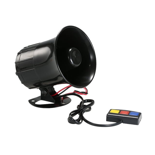 TFixol DC 12V 3 Tone Sounds Loud Speaker Security Warning Siren Horn