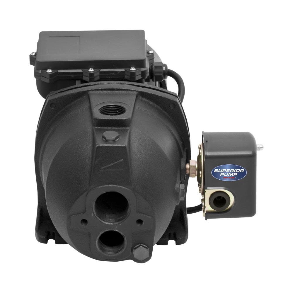 Superior Pump 94515 Jet 1/2-HP 115-Volt Cast Iron Convertible Jet Well Water Sump Pump