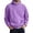 A-Purple3107, variant on XIAOCHA Men's Solid Purple Print Hoodie Relaxed Fit Casual Fall Daily Long Sleeve Hooded Sweatshirts
