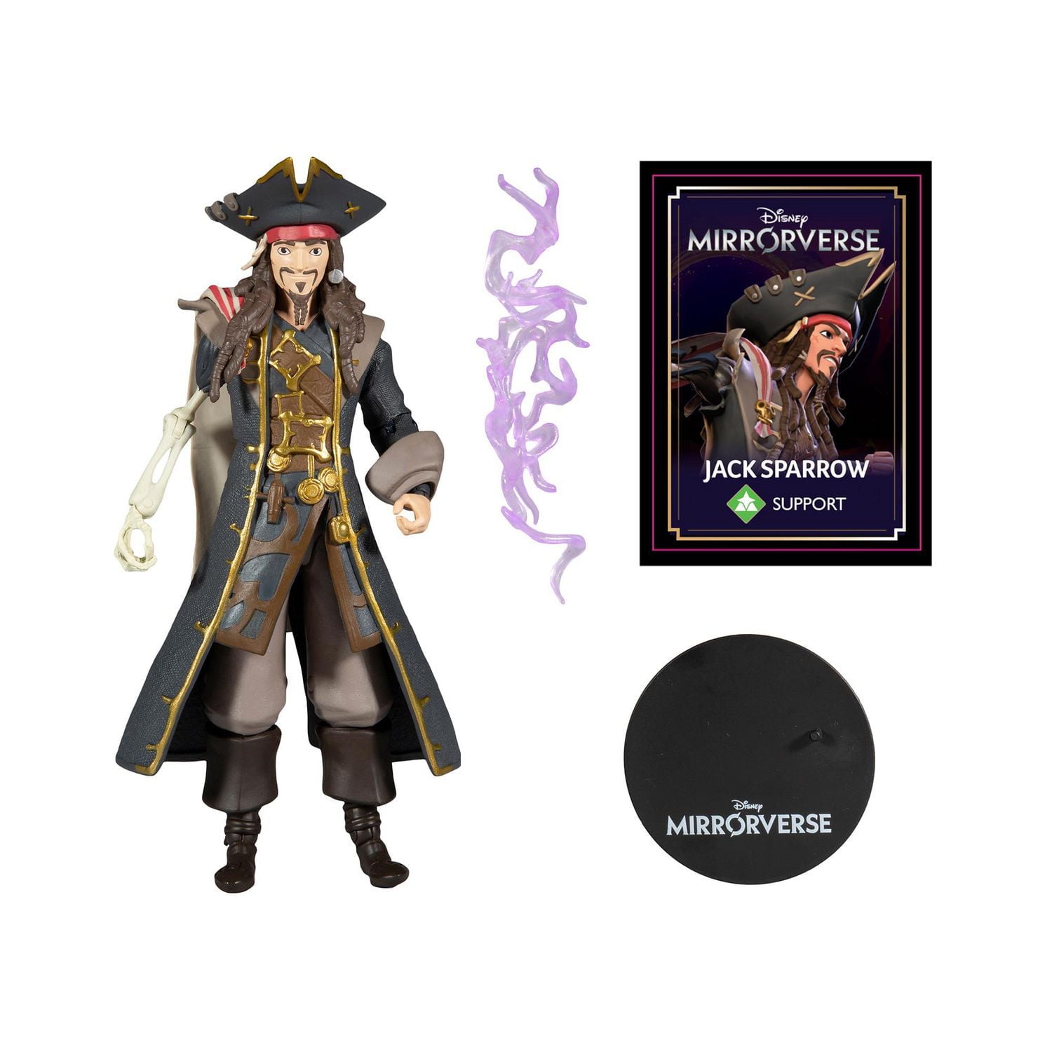 DISNEY MIRRORVERSE - CAPTAIN JACK SPARROW FIGURES DE 7 POUCES