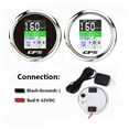 thumbnail image 3 of GPS Speedometer With GPS Antenna For Boat Car Motorcycle Yacht Odometer Trip ODO COG Voltmeter 9-32V Accessories Set ,Wide Application, 3 of 7