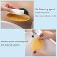 thumbnail image 4 of Pack de jabonera con desagüe, jabonera de plástico con fuerte ventosa para bañera, ducha, esponja de cocina y más Ormromra ZYY-2794, 4 of 4