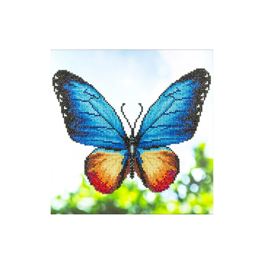 Diamond Art 12" x 12" Intermediate Butterfly Kit, 1 Each