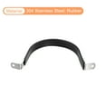 thumbnail image 4 of Unique Bargains 6Pack 4-1/4' Cable Clamp U Shape Stainless Steel Rubber Cushioned Pipe Strap, 4 of 5