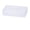 White, variant on VANLOFE HOARBOEG 8in Plastic Pencil Box, Transparent Stationery Storage Case, Crayon Box, Green