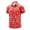 Red, variant on Gyexs Christmas Hawaiian Shirts for Men Short Sleeve Printed Button Down Beach Shirts Red Size S