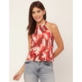 thumbnail image 5 of Moomaya Sleeveless Halter Neck Printed Loose Fit Top - Women's Summer Top, 5 of 9