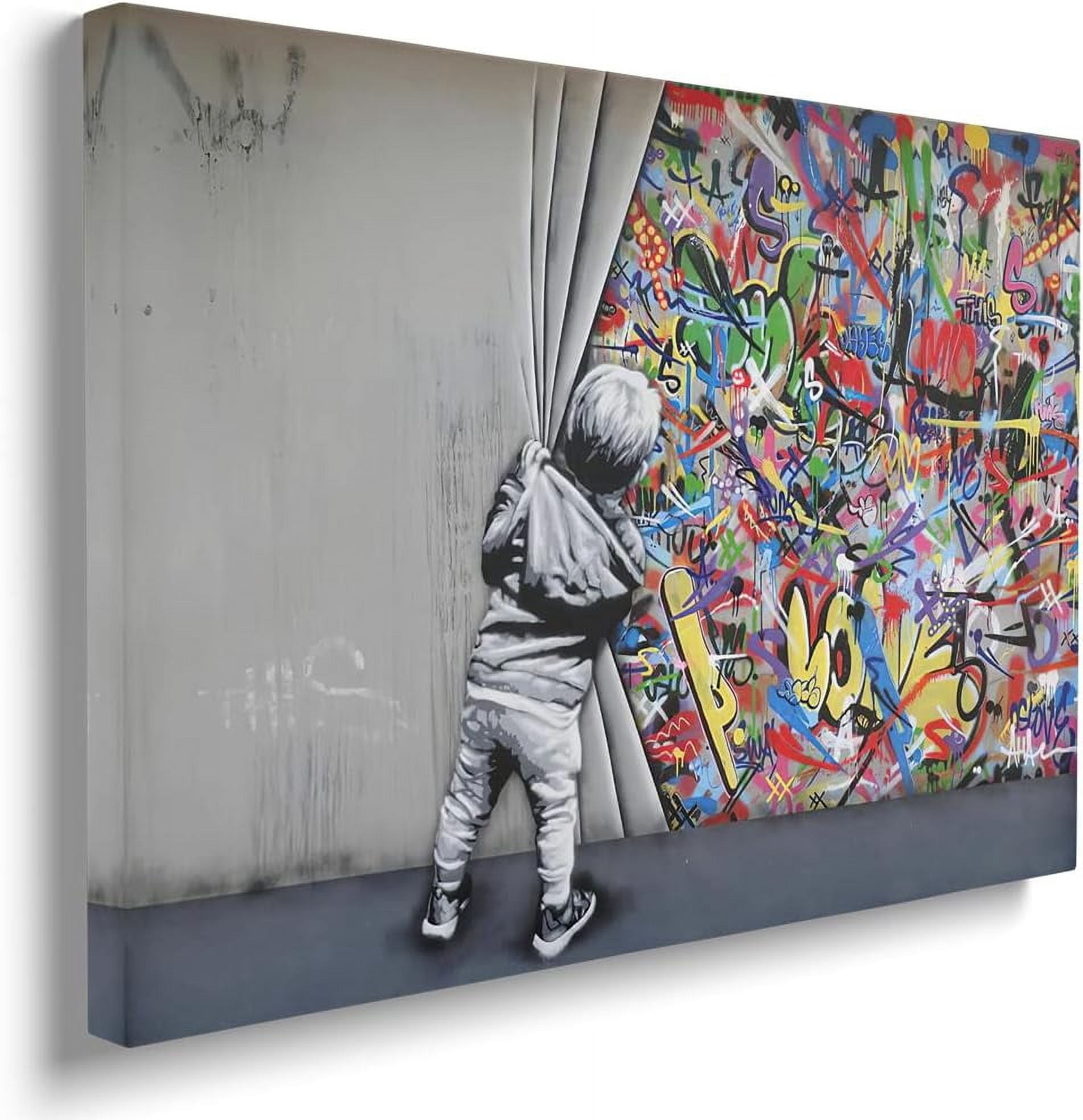wall26 Canvas Print Wall Art Banksy British Artist Deep Sea Diver