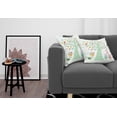 thumbnail image 3 of Ambesonne Cartoon Throw Pillow Cover 2 Pack, Romantic Owls in Love, 16", Mint Green Multicolor, 3 of 7