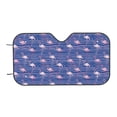 thumbnail image 7 of Fotbe Flamingo Car Windshield Sunshade | Sun Visor Protector Front Window Shade, Keeps Out UV Rays, Keeps Your Vehicle Cool-Small, 7 of 7