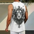 thumbnail image 4 of Birdeem Débardeur pour Hommes Gilets Imprimés Décontractés Sans Manches Col Rond T-Shirt Débardeurs, 4 of 12