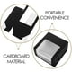 thumbnail image 4 of Caja de embalaje para sombreros con ventana, 2 unidades, cuadrada, plegable, de papel, transparente, para guardar gorras de béisbol, 4 of 7