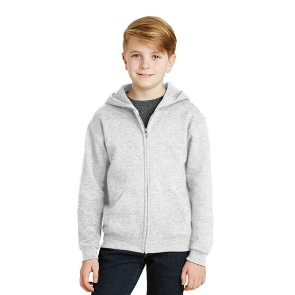 JERZEES Youth NuBlend Full-Zip Hooded SweatShirt 993B