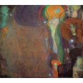 thumbnail image 2 of Klimt, Gustav 29x26 White Modern Wood Framed Museum Art Print Titled - Irrlichter 1903, 2 of 4