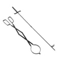 thumbnail image 4 of Fire Poker, Herramienta De Póquer De Chimenea Segura, Pinzas De Chimenea A Prueba De óxido Para Interior Para Acampar ANGGREK Fireplace Tongs Set, 4 of 8