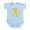 Sky Blue, variant on CafePress - Gold Hope Infant Bodysuit - Baby Light Bodysuit, Size Newborn - 24 Months