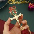 thumbnail image 4 of Christmas Decoration Garland Scene Layout Christmas Tree Decorations Rattan Ring Pendant Door Hanging 2025 Christmas Garland, 4 of 7