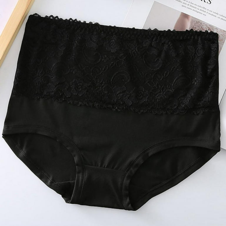 3pcs/lot Women High Waist Lace Underwear Ladies Soft Full Coverage