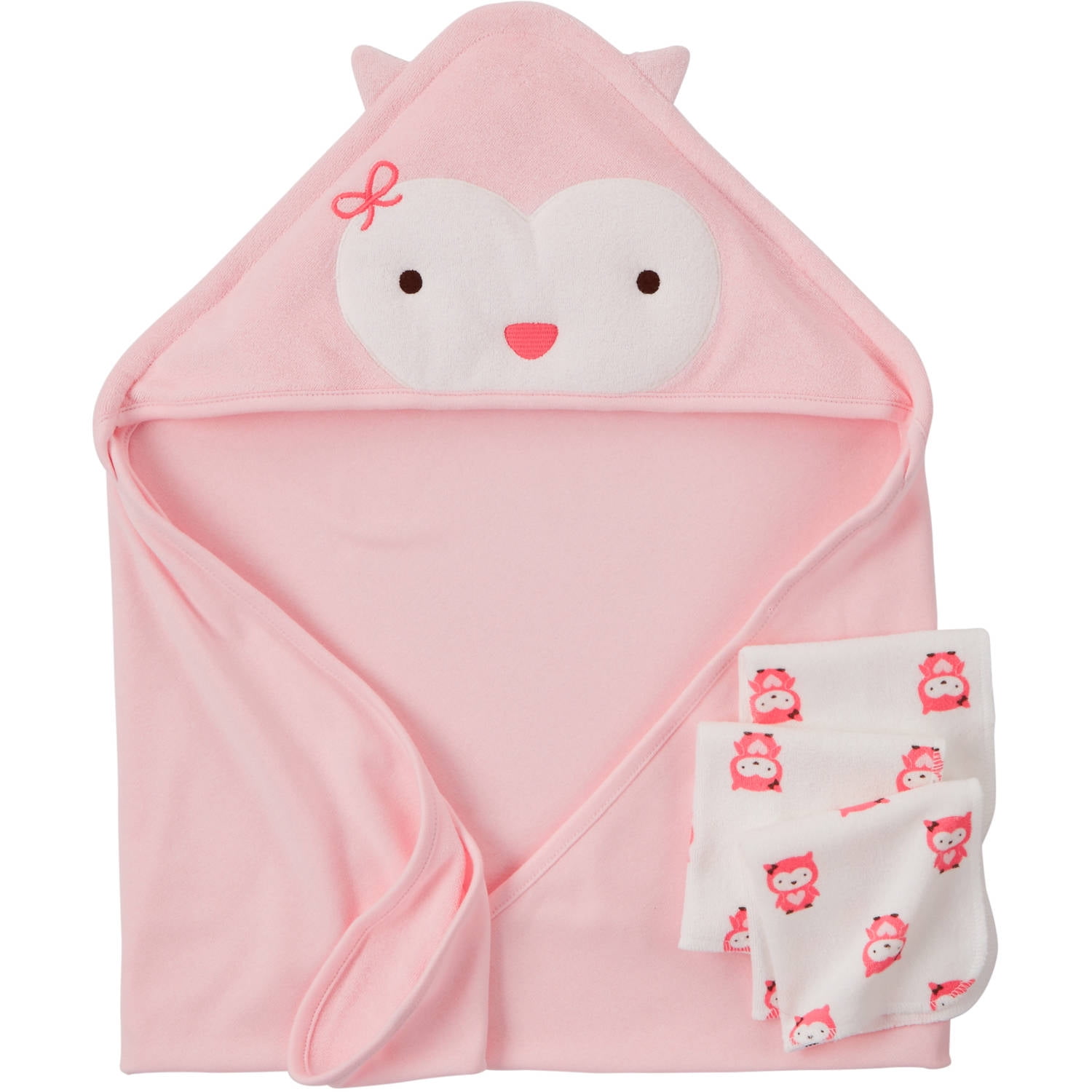 baby girl bath towel sets