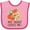 Pink and Fuchsia, variant on Inktastic Aunt Loves Me Woodland Fox Boys or Girls Baby Bib