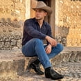 thumbnail image 6 of The Western Shops Men's Genuine Leather Short Ankle Cowboy, Charro Botin, 6 of 6