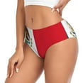 thumbnail image 5 of Women Bikini Underwear Mexican Flag Ladies Panties Hipster Briefs Undies X-Small, 5 of 6