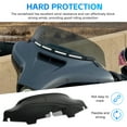 thumbnail image 2 of Motorcycle 8" Black Windshield Fairing Windscreen For Harley Electra Street Glide FLHX Touring 1996-2013, 2 of 5