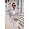 thumbnail image 6 of COOFANDY Men's Lightweight Two Button Knit Blazer - Casual Sport Coats Suit Jacket, 6 of 11