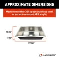 thumbnail image 2 of Lippert Components 385313 27 x 16 x 7 in. Single Bowl Sink, 2 of 7