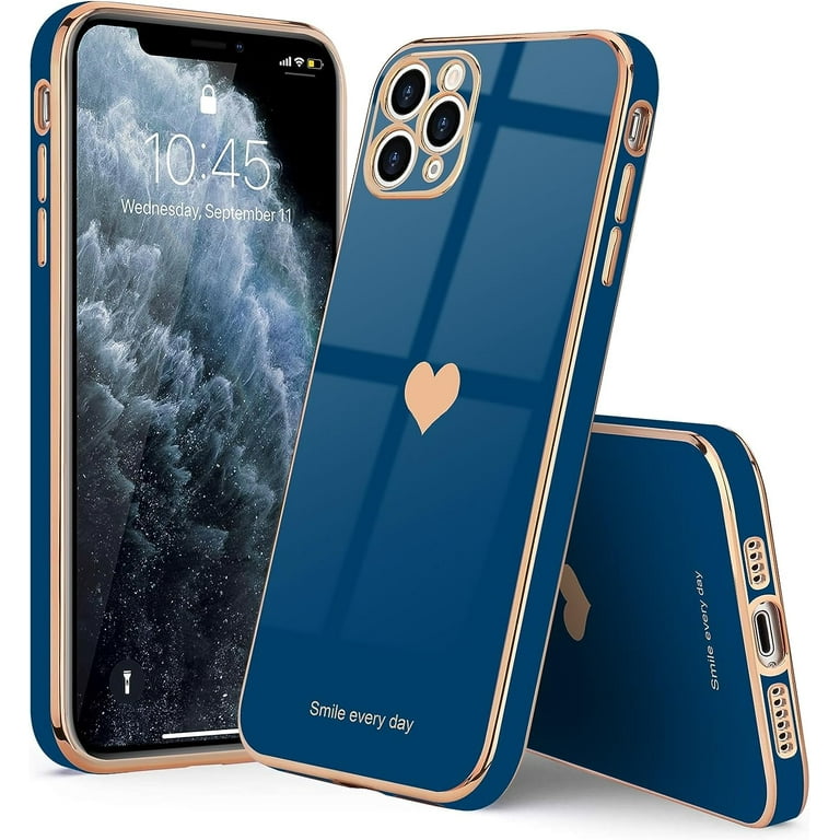 iPhone 11 Pro Max Case Girl Women Cute Love-Heart Luxury Bling