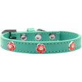 thumbnail image 1 of Red Rose Widget Dog Collar Aqua Size 20, 1 of 1