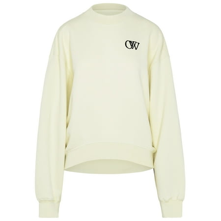 

Off-White Woman Felpa Flock Over