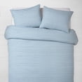 thumbnail image 4 of Dormify Comforter & Sham Set in Juliette Eyelash Sky Blue, Twin/Twin XL, Light Pastel Blue with Fringe Detail, Cotton and Blends, 4 of 5