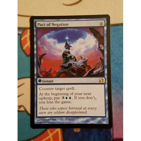 Masters Single Card - Magic: the Gathering - Pact of Negation (56) - Modern Masters, A single individual card from the Magic: the Gathering (MTG) trading and collectible card game (TCG/CCG). By Magic the Gathering