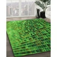 thumbnail image 2 of Ahgly Company Indoor Rectangle Patterned Deep Emerald Green Area Rugs, 5' x 7', 2 of 6